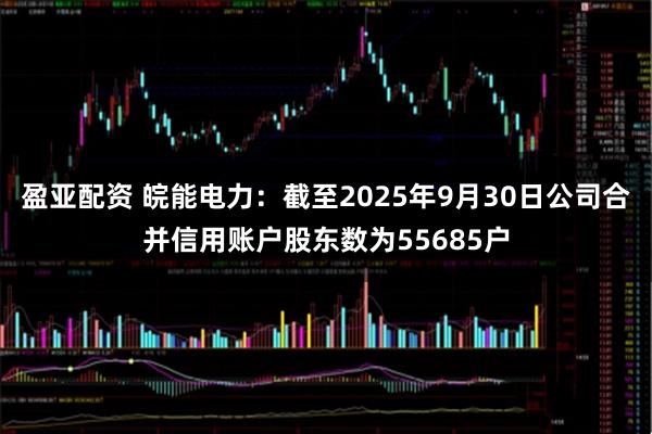 盈亚配资 皖能电力：截至2025年9月30日公司合并信用账户股东数为55685户